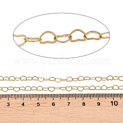 304 Stainless Steel Heart Link Chains&nbsp;CHS-C013-04G-01