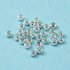 Rack Plating Brass Beads&nbsp;KK-E070-01A-S