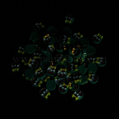 Christmas Theme Luminous Resin Cabochons&nbsp;RESI-U003-02H
