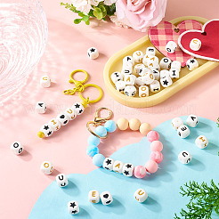 60Pcs 12 Styles Cube Silicone Beads&nbsp;SIL-TA0002-55