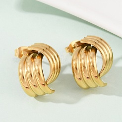 304 Stainless Steel Stud Earrings&nbsp;EJEW-S265-04G