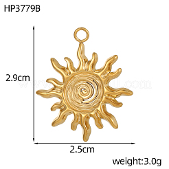 304 Stainless Steel Pendants&nbsp;X-STAS-OY019-85G