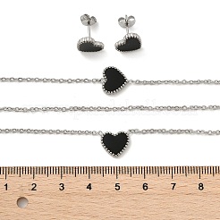 304 Stainless Steel Jewelry Sets&nbsp;SJEW-H129-22P