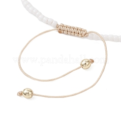Starfish Natural Agate & Amazonite & Shell Pearl Beads Braided Bead Bracelets for Women&nbsp;BJEW-JB12765-01