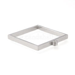 Non-Tarnish 304 Stainless Steel Open Back Bezel Pendants&nbsp;STAS-K208-02P-A