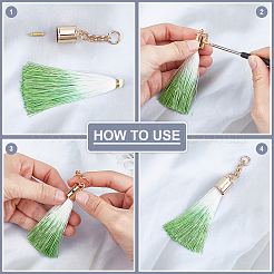 30 Sets 3 Colors Zinc Alloy Cord Ends&nbsp;FIND-ME0001-92