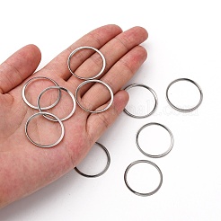Tarnish Resistant 201 Stainless Steel Linking Rings&nbsp;STAS-F192-001P-03