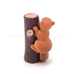 Squirrel Shape Resin Model Animal Ornaments&nbsp;DJEW-WH0011-74