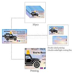 50Pcs Paper Card&nbsp;AJEW-CN0001-37F