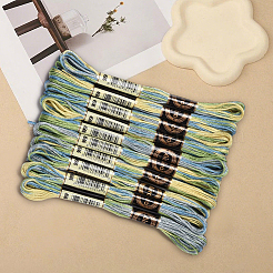10 Skeins 6-Ply Polyester Embroidery Floss&nbsp;OCOR-CY0003-16A