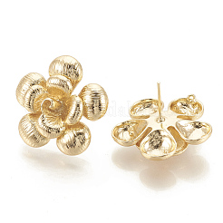 Brass Stud Earrings Findings&nbsp;KK-S345-198