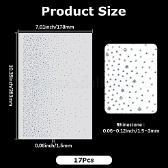 Glitter Glass Hotfix Rhinestone&nbsp;DIY-WH20430-435