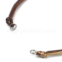 Gradient Color Adjustable Braided Nylon Cord Bracelet Making&nbsp;AJEW-JB01163-01
