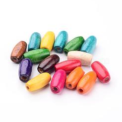 Lead Free Rice Natural Wood Beads&nbsp;X-YTB030