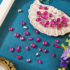 80Pcs 8 Styles Sew on Rhinestone&nbsp;RGLA-TA0001-11D