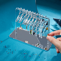 2 Sets Acrylic Earring Display Hanger Rack&nbsp;EDIS-PH0001-42A