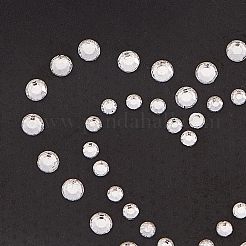 Glitter Hotfix Rhinestone(Hot Melt Adhesive On The Back)&nbsp;DIY-FG0001-45