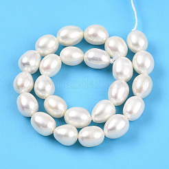 Natural Cultured Freshwater Pearl Beads Strands&nbsp;PEAR-N012-06-03A
