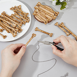 24Pcs 2 Styles Resin Bone Display Decoration&nbsp;AJEW-DC0003-24