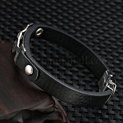 304 Stainless Steel Musical Note Link Bracelet&nbsp;MUSI-PW0001-34
