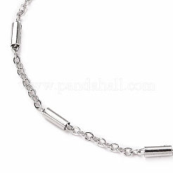 Tarnish Resistant 304 Stainless Steel Cable Chain Bracelets&nbsp;BJEW-JB05653