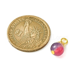 Natural White Jade Dyed Bead Pendants&nbsp;PALLOY-JF02306