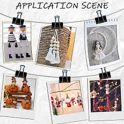 100Pcs 4 Styles Printed Wood European Beads&nbsp;WOOD-GF0002-44