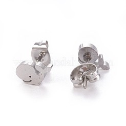 Tarnish Resistant 304 Stainless Steel Stud Earrings&nbsp;X-EJEW-F227-19P