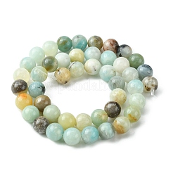 Natural Flower Amazonite Beads Strands&nbsp;Z26N5017