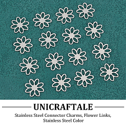 30Pcs 201 Stainless Steel Connector Charms&nbsp;STAS-UN0052-89