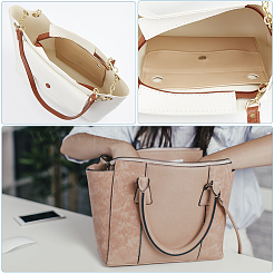 2Pcs 2 Styles PU Imitation Leather Bag Organiser Inserts&nbsp;DIY-WR0002-87B