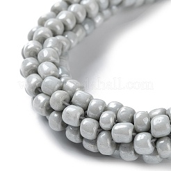 Crochet Glass Beads Braided Stretch Bracelet&nbsp;BJEW-K232-01V
