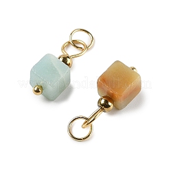 Natural Flower Amazonite Pendants&nbsp;STAS-Z129-01G-02