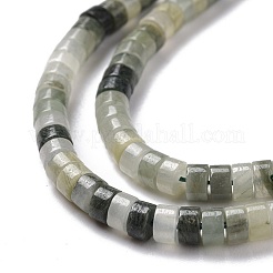 Natural Green Line Jaspe Beads Strands&nbsp;G-P468-12