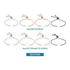 Rack Plating Eco-Friendly Brass Chain Bracelet Making&nbsp;KK-TA0007-84-RS