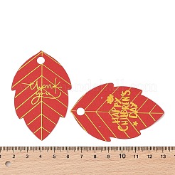 100Pcs Gold Stamping Paper Printed Gift Tags&nbsp;CDIS-H007-14A