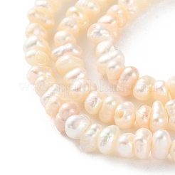 Natural Cultured Freshwater Pearl Beads Strands&nbsp;PEAR-I007-02K-01A