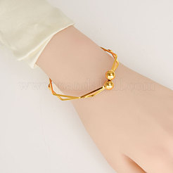 304 Stainless Steel Open Cuff Bangles&nbsp;XA5758-2