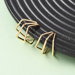 304 Stainless Steel Triple Pentagon Cuff Earrings&nbsp;EJEW-K268-88G