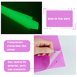 7 Sheets 7 Colors Luminous Heat Transfer Vinyl&nbsp;DIY-GA0006-24