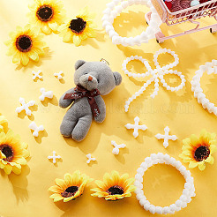4 Sets 4 Style Polyoxymethylene(POM) Toy Skeleton Joint for DIY Plush Doll&nbsp;DIY-OC0009-34