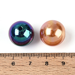 UV Plating Opaque Acrylic Beads&nbsp;PACR-T019-01M