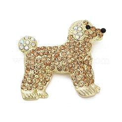 Animal Alloy Rhinestone Brooches for Clothes&nbsp;JEWB-C046-04D-LG
