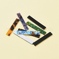 8Pcs 4 Style Cellulose Acetate(Resin) Big Pendants&nbsp;KY-FS0001-17