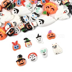 14 Styles Halloween Theme Luminous Resin Decoden Cabochons&nbsp;CRES-FS0001-29