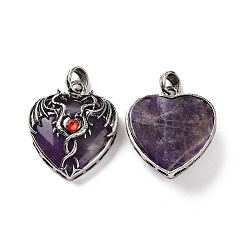 Natural Amethyst Pendants&nbsp;G-A207-01AS-09