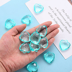 Transparent Acrylic Pendants&nbsp;LS-TACR-T024-03B-946