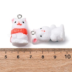 Opaque Resin Pendants&nbsp;FIND-P035-01P-M