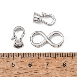 SHEGRACE Infinity Brass Fold Over Clasps&nbsp;XGRQ58794-791P-1