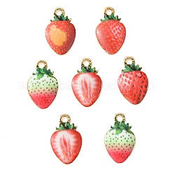 25Pcs 5 Styles Printed Alloy Pendants&nbsp;PALLOY-CJ0002-58